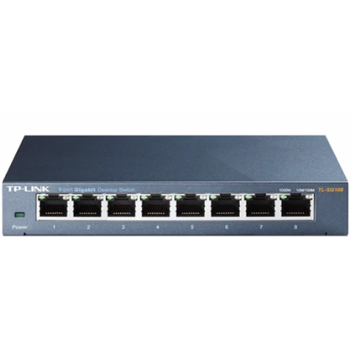 SWITCH TL-SG108 8-Port Gigabit Desktop, TP-LINK