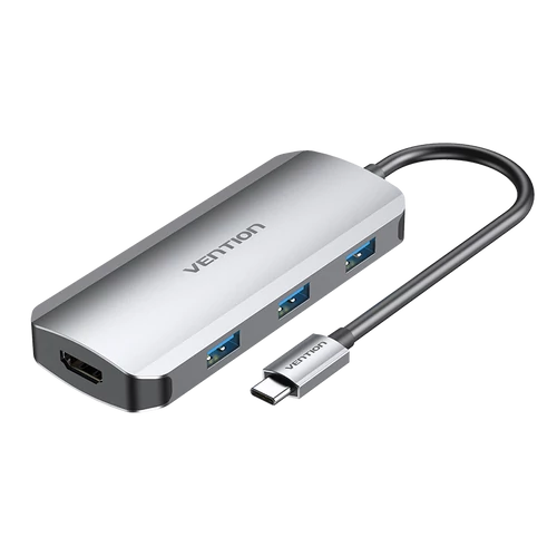 DOKKOLÓ USB-C -> HDMI/USB 3.0/PD, Vention
