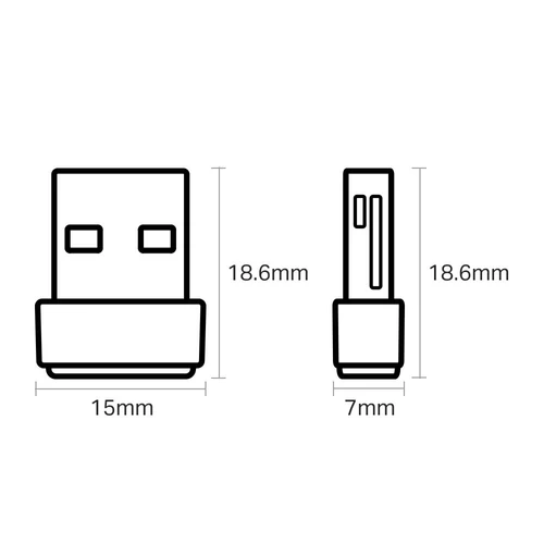 TP-Link Archer T2U Nano AC600 Dual-Band Vezeték nélküli USB adapter