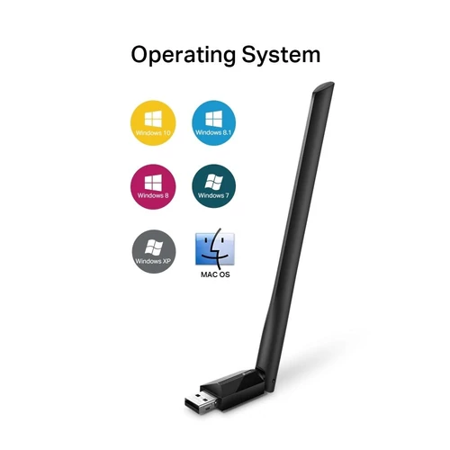 TP-Link Archer T2U Plus AC600 Vezeték nélküli Dual Band USB adapter