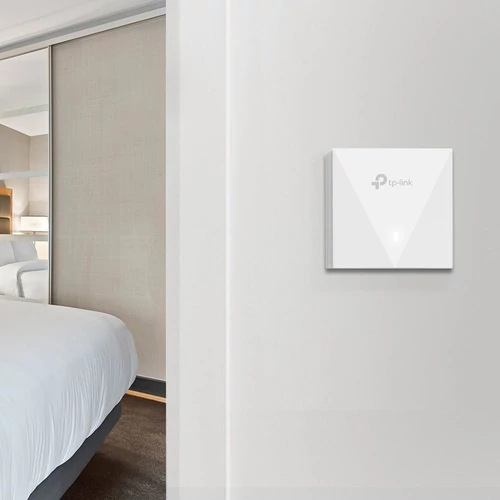 TP-Link Access Point WiFi AX3000 - Omada EAP650-Wall (574Mbps 2,4GHz + 2402Mbps 5GHz; 1Gbps; at PoE; Wifi6)