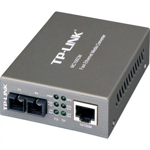 TP-Link MC100CM 100Mbps optikai (UTP-SC) média konverter