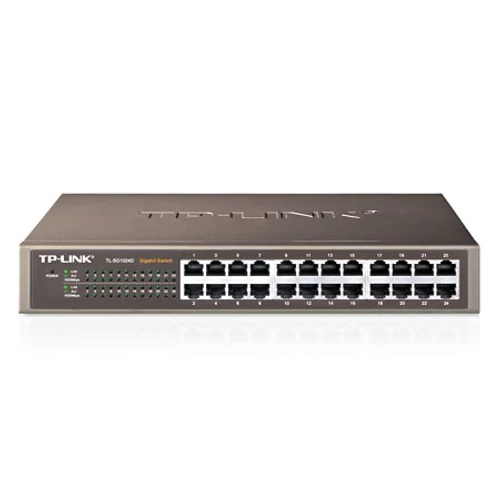 TP-Link TL-SG1024D 24port 10/100/1000Mbps LAN nem menedzselhető asztali Switch