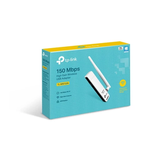 USB WiFi adapter, 150Mbps, antennával, TP-LINK 
