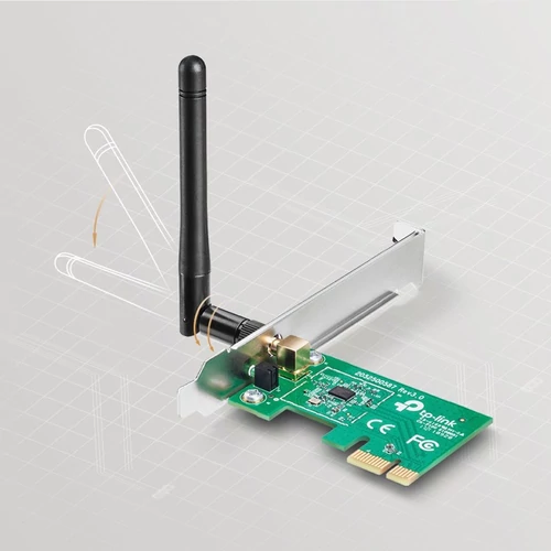 TP-Link TL-WN781ND Vezeték nélküli 150Mbps PCI-E adapter