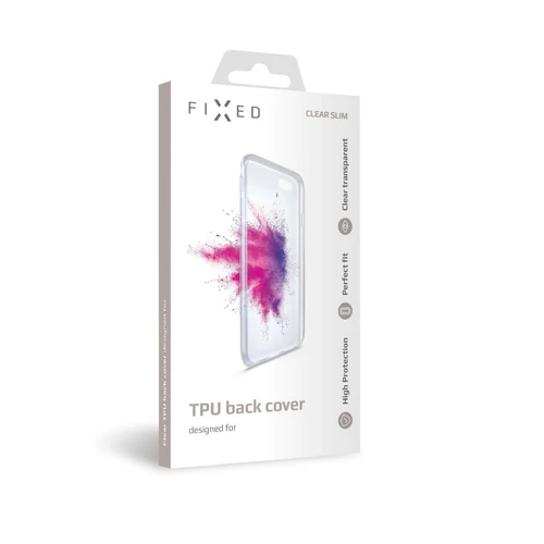 FIXED szilikon tok Samsung Galaxy A52/A52 5G/A52s 5G telefonokhoz, átlátszó