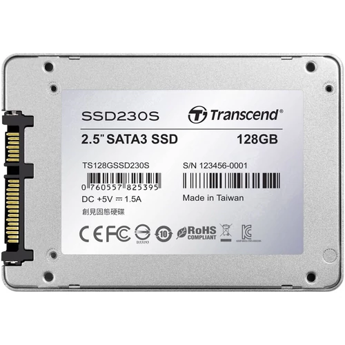 Transcend 128GB 2,5" SATA3 SSD230S