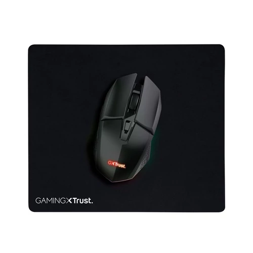 Trust Egér Gamer Vezeték nélküli - GXT112 Felox + Egérpad (Optikai érzékelő; 800-4800DPI; 6 gomb; LED; Akku; fekete)