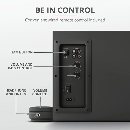 Trust Yuri 2.1 USB 120W hangszóró