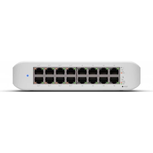 Ubiquiti UniFi USW-Lite-16-PoE 16port GbE LAN 8x PoE+ (45W) L2 menedzselhető switch