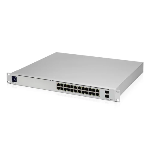 Ubiquiti UniFi USW-PRO-24-POE Gen2 24port GbE LAN 16xPoE+ 8xPoE++ 2xSFP+ port L3 menedzselhető switch