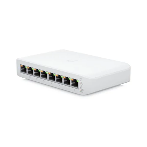 Ubiquiti UniFi USW-Lite-8-PoE 8port GbE LAN 4x PoE+ (52W) L2 menedzselhető switch