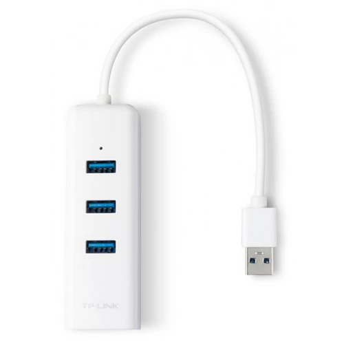 USB elosztó-HUB és ethernet átalakító, 3 port, USB 3.0, TP-Link 