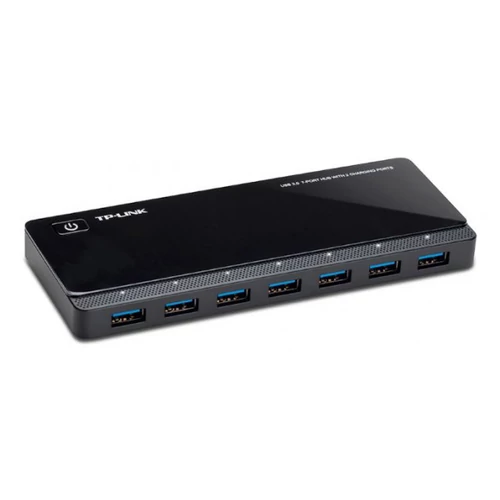 USB elosztó-HUB, 7 port, USB 3.0, 5 Gbps, TP-LINK 