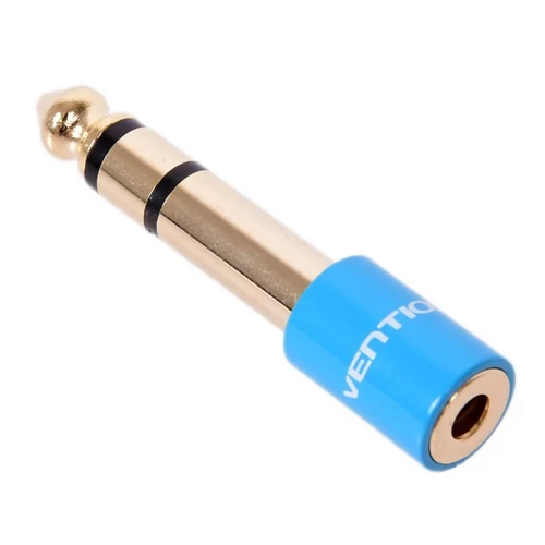 ADAPTER 6.5mm/M -> 3.5mm/F, (audio,kék), Vention