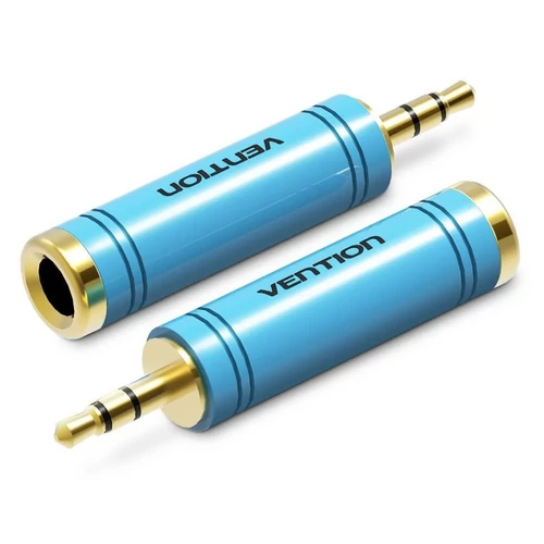 ADAPTER 6.5mm/F -> 3.5mm/M, (audio,kék), Vention