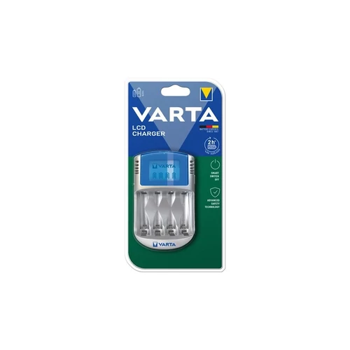 Varta 57070201401 LCD akkumulátor nélküli töltő + 12V autóadapter