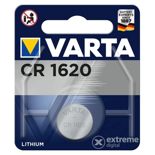 Gombelem, CR1620, 1 db, VARTA 
