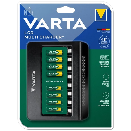 Elemtöltő, AA/AAA, 8 férőhelyes, VARTA 
