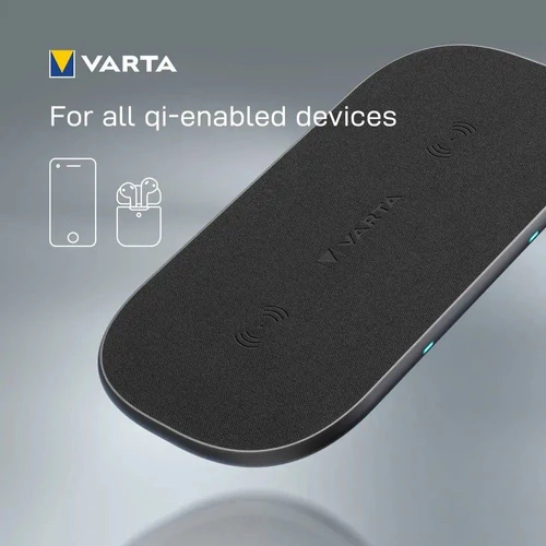 Varta 57906101111 Wireless Charger Multi vezeték nélküli dupla gyorstöltő