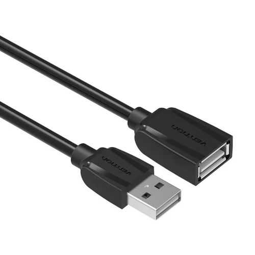 KÁBEL USB-A 2.0/M -> USB-A 2.0/F 1m, (hossz,PVC), Vention