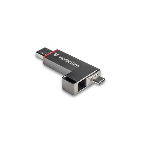 Pendrive, 128GB, USB-A/C 3.2 Gen1, VERBATIM 