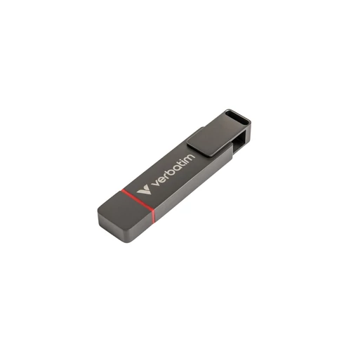 Pendrive, 128GB, USB-A/C 3.2 Gen1, VERBATIM 