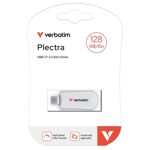 Pendrive, 128GB, USB-C 3.2 Gen1, VERBATIM 