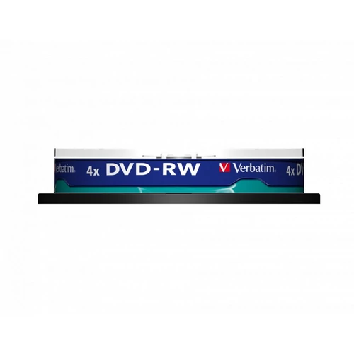 DVD-RW lemez, újraírható, 4,7GB, 4x, 10 db, hengeren, VERBATIM