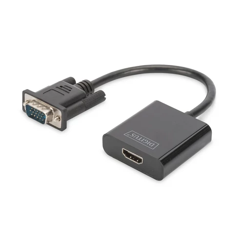 DIGITUS VGA apa -> HDMI anya adapter audio kábellel