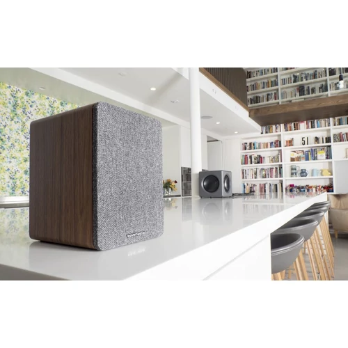 wavemaster Base Bluetooth Speaker System Wood/Grey
