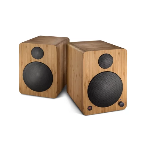 wavemaster Cube Mini Neo Bluetooth Speaker System Bamboo