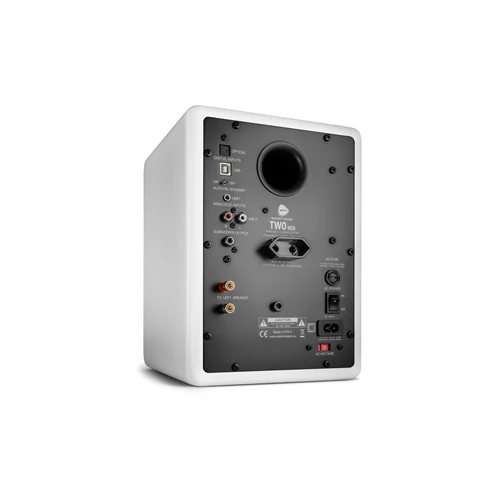 WaveMaster Hangszóró 2.0 - TWO NEO Gray (60W RMS, Bluetooth, 3,5mm jack, RCA, Toslink, USB-Audio, Távírányító, Szürke)