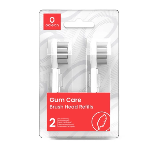 Xiaomi Oclean X / X PRO / Z1 / Flow / AIR / One 2db-os fehér gum care fogkefe pótfej