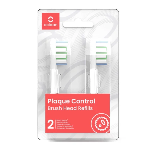 Xiaomi Oclean X / X PRO / Z1 / Flow / AIR / One 2db-os fehér plaque control fogkefe pótfej